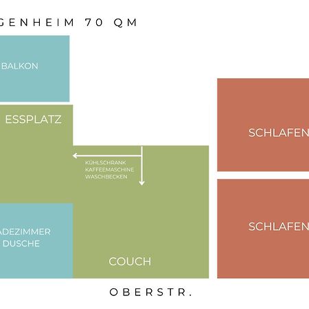 Teigenheim Apartment ฮูเดสไฮม์ แอม ไฮน์ ภายนอก รูปภาพ
